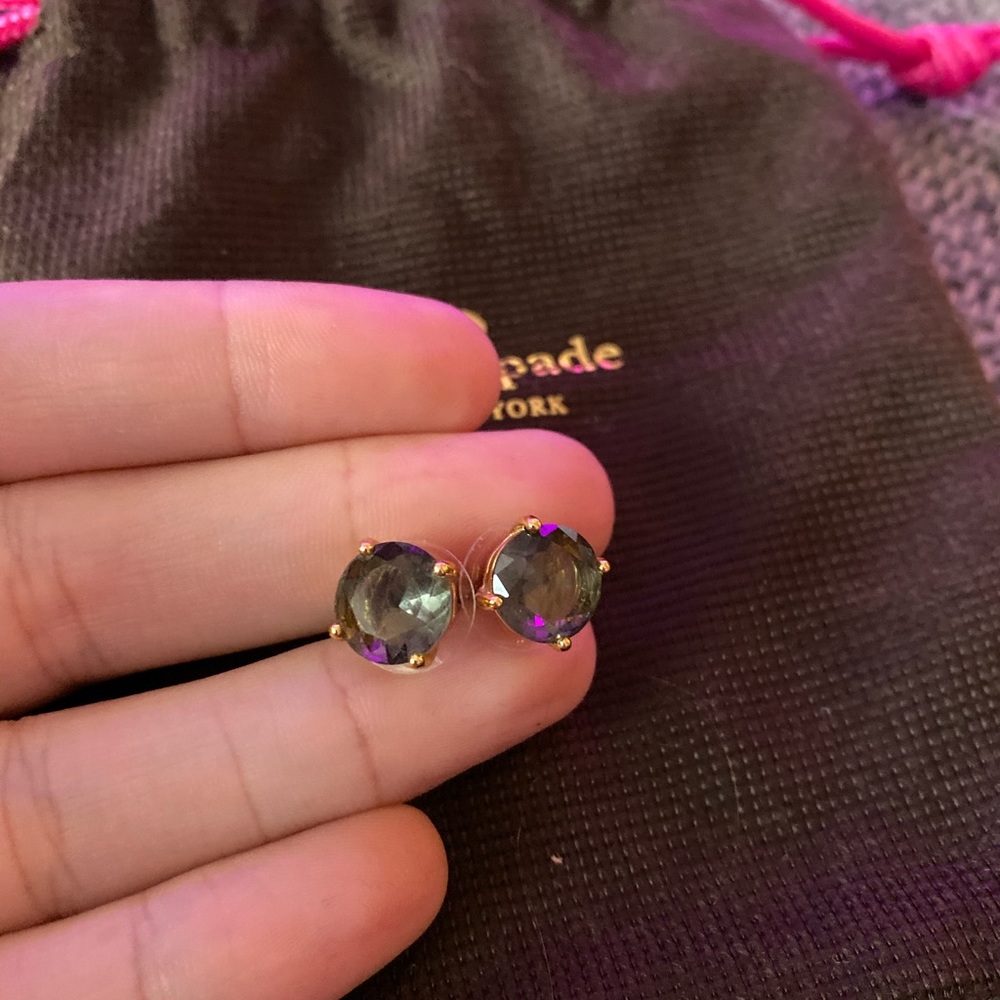 Kate spade studs grey